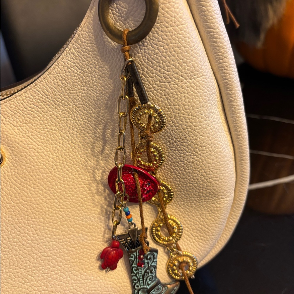 Vintage jewelry bag charm.